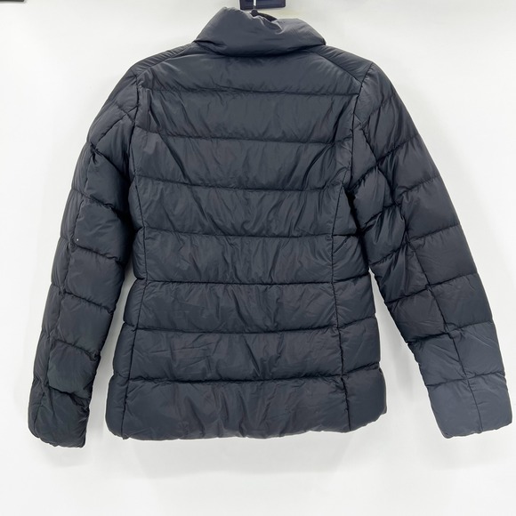 Uniqlo Ultra Light Down Jacket Size XS Black Quilted Puffer Full Zip - Picture 3 of 5